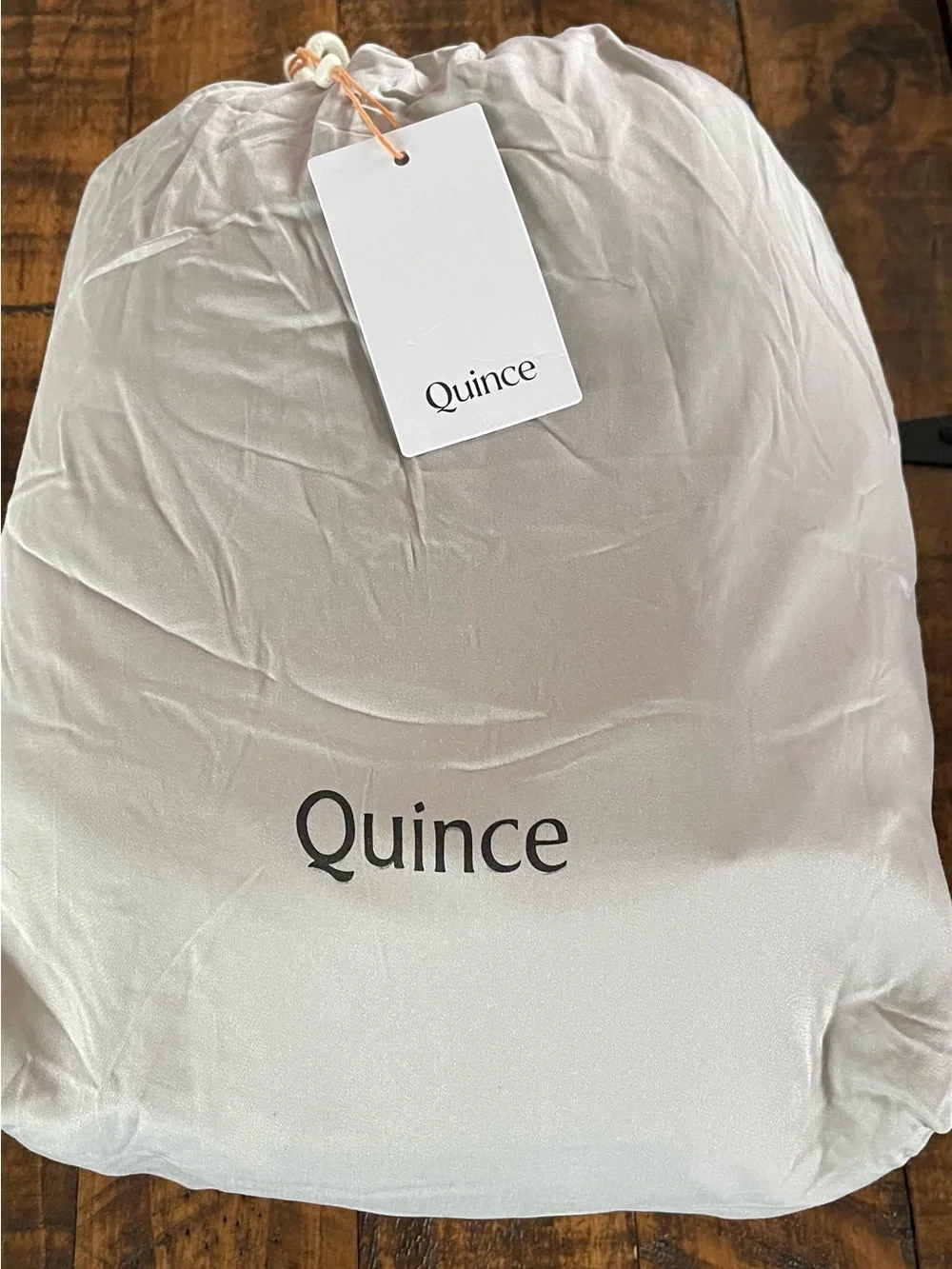 NWT Quince Bamboo Duvet Cover Set, King/Cal King (Light Gray)